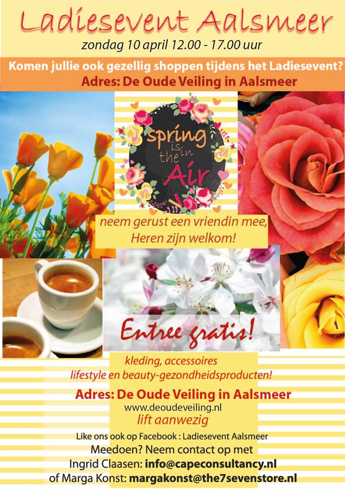 ladiesevent aalsmeer oude veiling 10 april